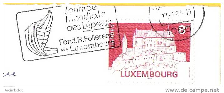 Flamme : Journée Mondiale Des Lépreux Fonds R.Follereau (1987) - Franking Machines (EMA)