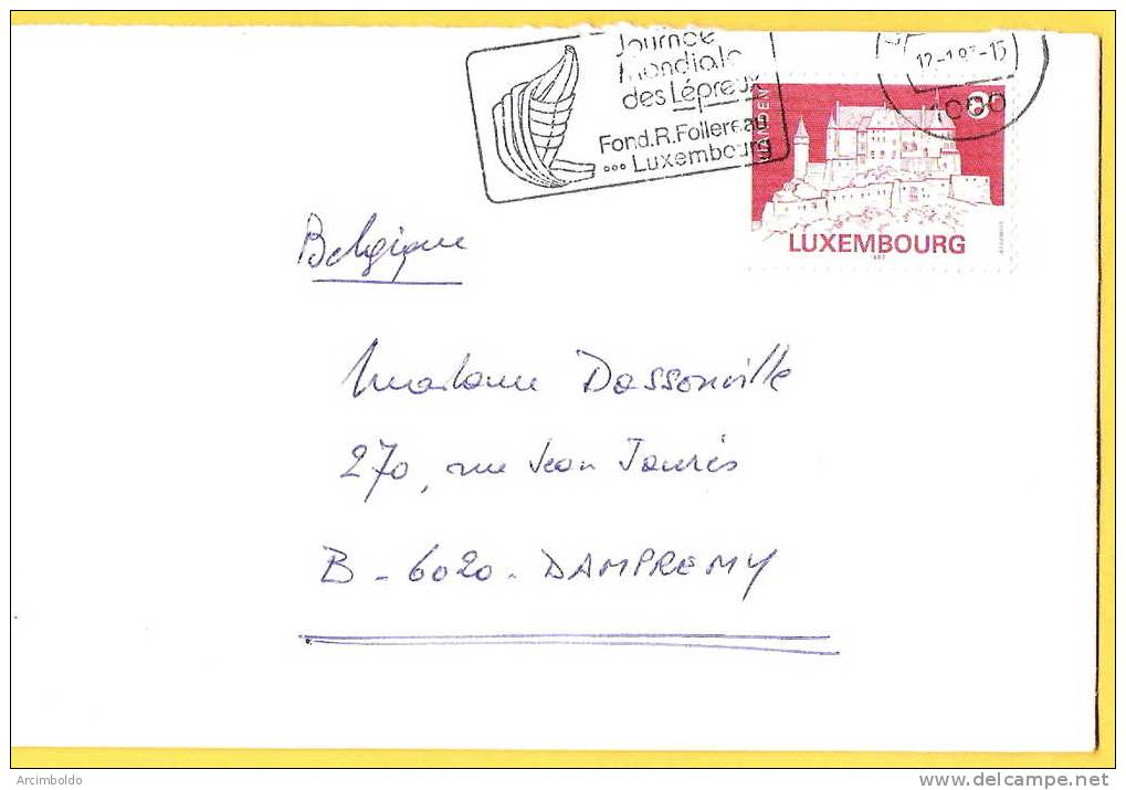 Flamme : Journée Mondiale Des Lépreux Fonds R.Follereau (1987) - Franking Machines (EMA)