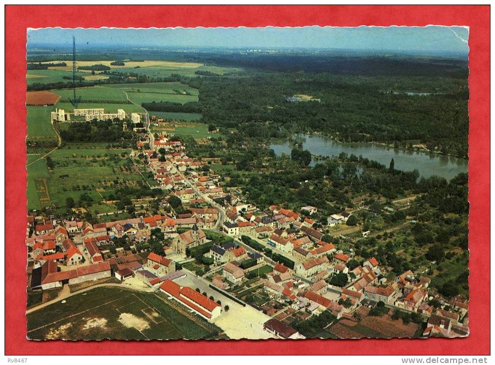 * VERT LE PETIT-Vue Panoramique De Vert.Ses étangs(Terrain De Foot) - Vert-le-Petit