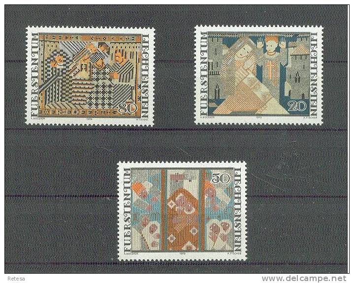 LIECHTENSTEIN  TAPIJTEN VAN FERDINAND  NIGG  1979 ** - Unused Stamps