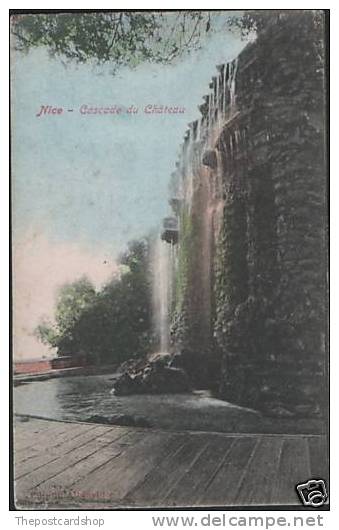 CPA A20 CPA 06 NICE FRANCE CASCADE DU CHATEAU WATERFALL FRANCE MORBIHAN MANY FRANCE LISTED @ 1 EURO OR LESS - Autres & Non Classés