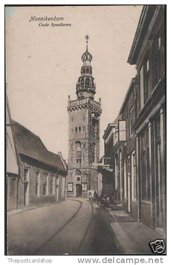 NOORD-HOLLAND Nederland NETHERLANDS HOLLAND Monnikendam OUDE SPEELTOREN UNDIVIDED BACK UNUSED BRIEFKAART PAYS-BAY - Autres & Non Classés