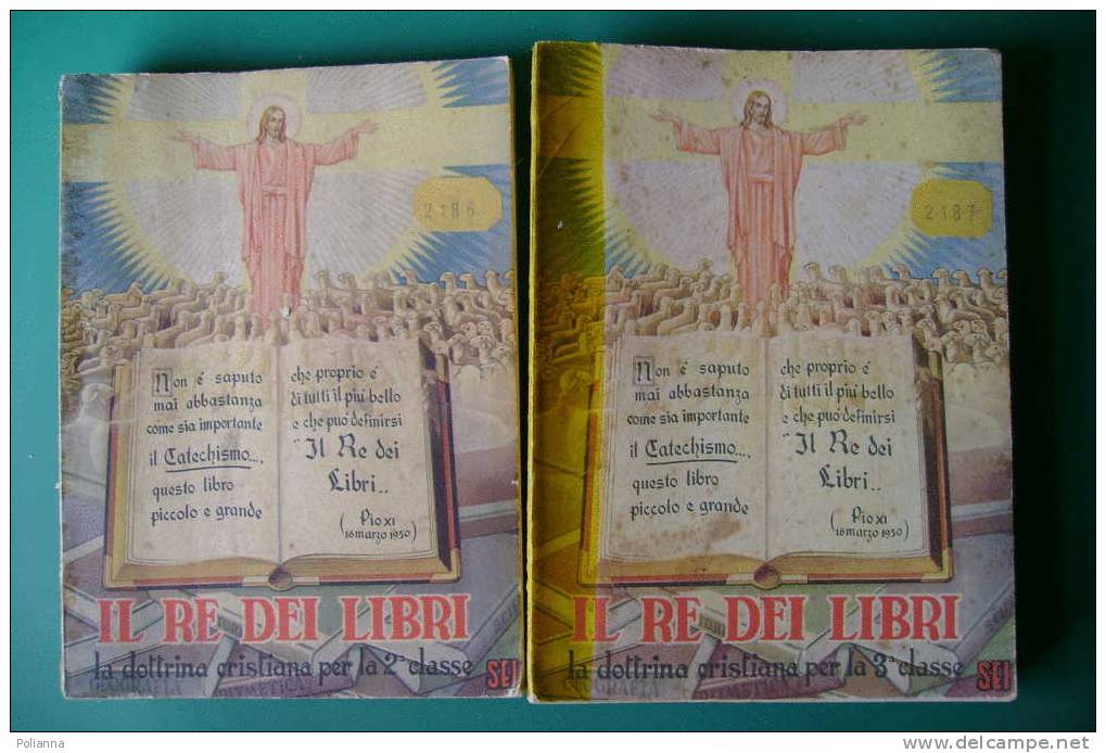 PDK/24 IL RE DEI LIBRI 2^-3^ Classe-LETTURE Società Editrice Internazionale 1940/Ill.G.B.Conti - G.Lagna - Old