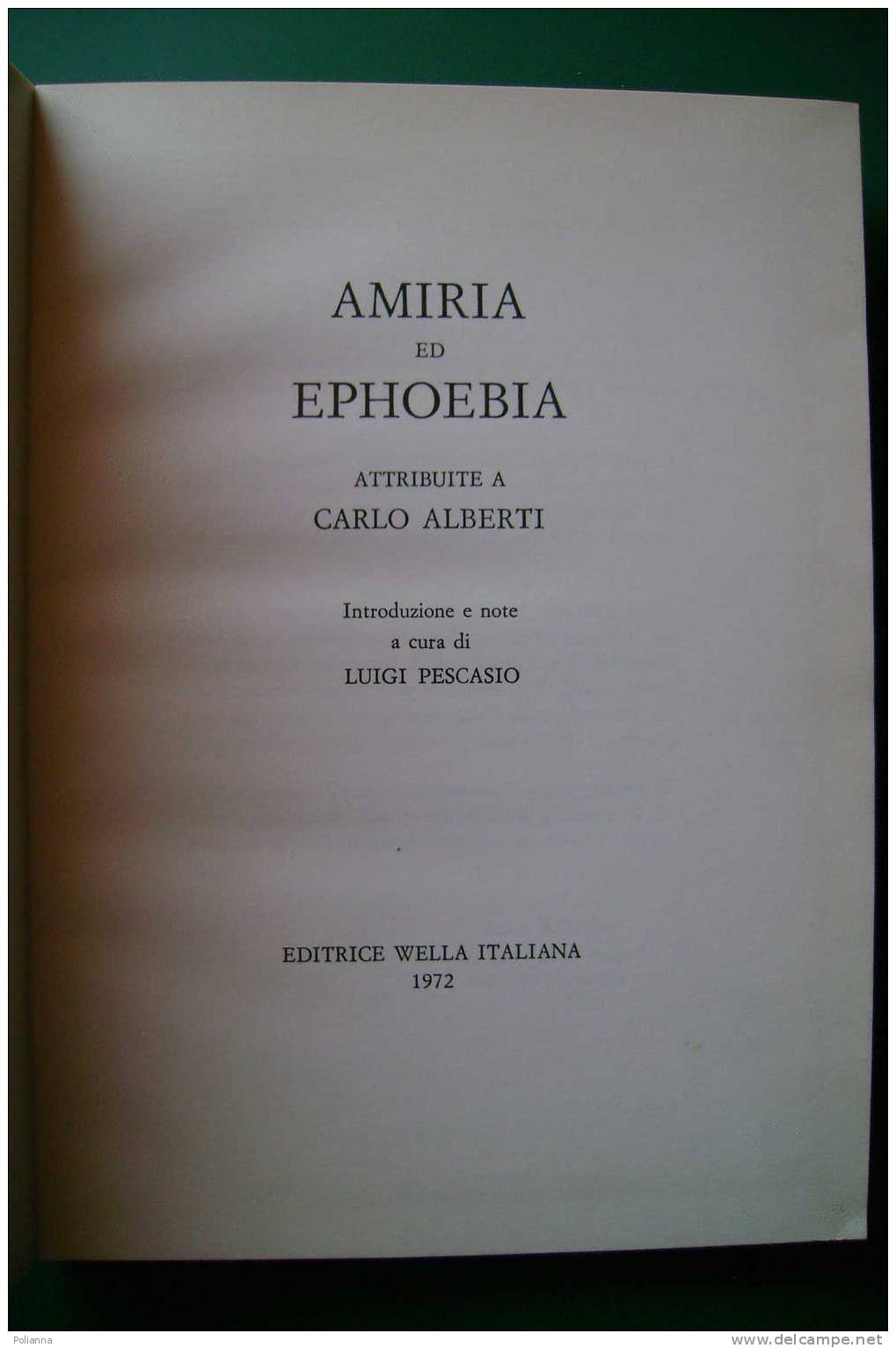 PDK/27 AMIRIA Ed EPHOEBIA Carlo Alberti  Editrice Wella Italiana 1972/cosmetica - Salud Y Belleza