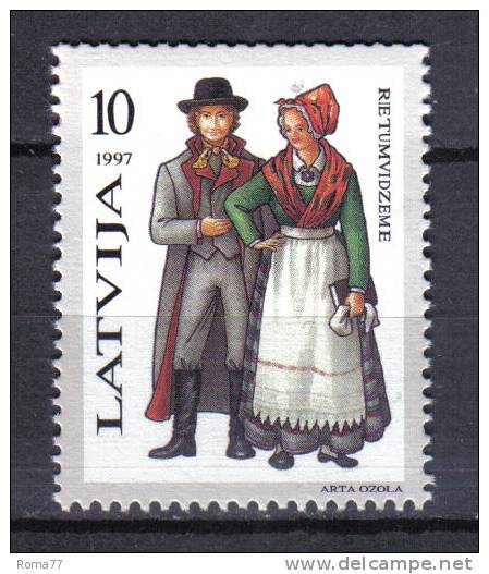 FRZ390  - LETTONIA 1997,  Serie N.  415 ***  Costumi - Lettland