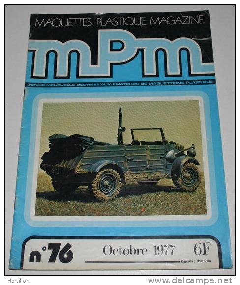 Diorama MPM Maquette Plastique 76 10/77 Pub Esci Tamiya - Frankreich