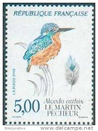 France 1991 - Martin Pêcheur / Kingfisher - MNH - Passereaux