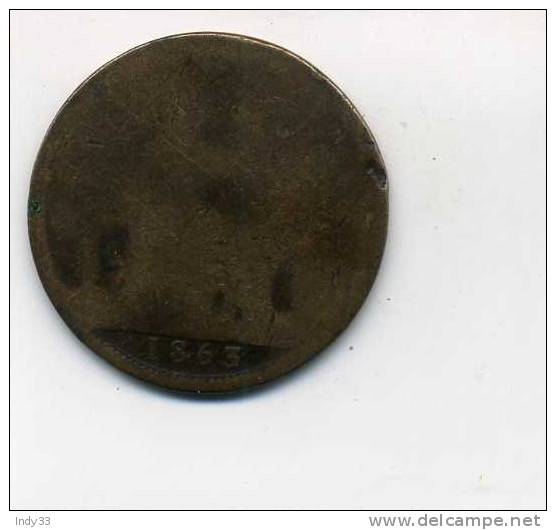 - GRANDE-BRETAGNE . 1 P. 1863 - D. 1 Penny