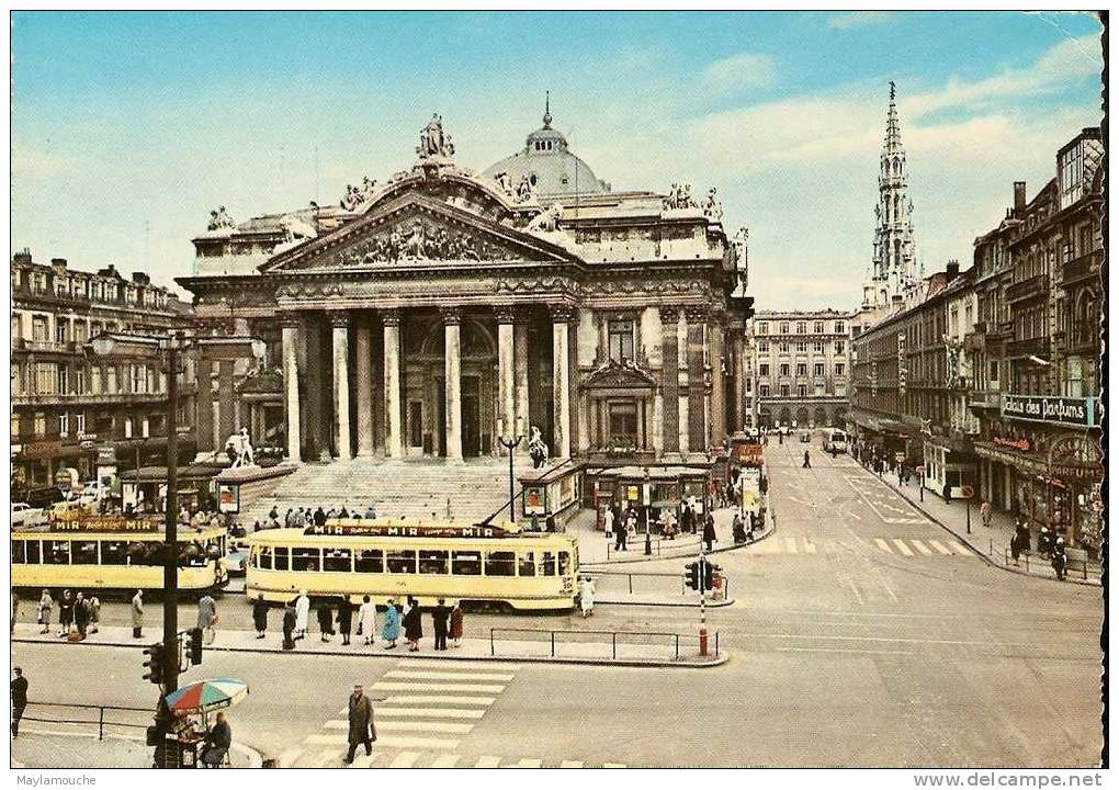 Bruxelles  Tram Bourse - Nahverkehr, Oberirdisch