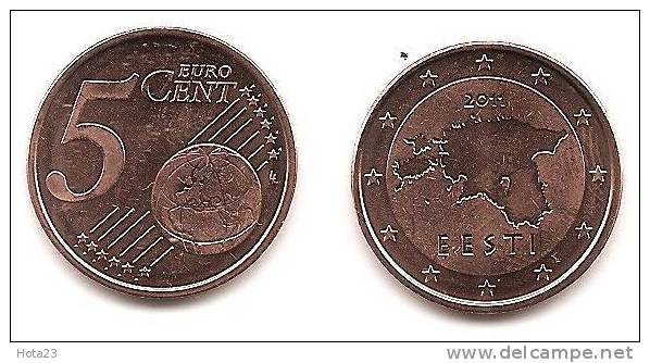 Estonia 2011 EURO Coin 5 Cent - Estonia