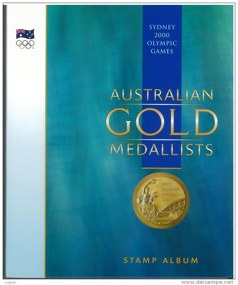 Filatelia -  AUSTRALIA - SYDNEY 2000 OLYMPIC GAMES - GOLD MEDALLISTS - STAMP ALBUM - MEDAGLIE OLIMPICHE - Blocs - Feuillets