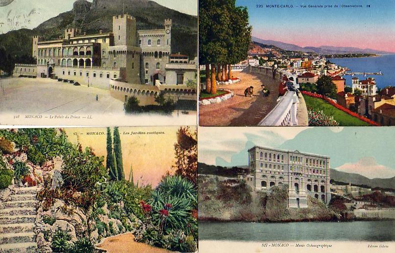 Monaco           Beau lot de 52 cp