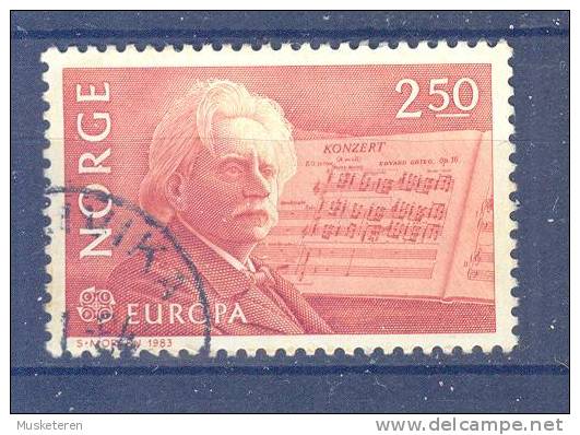 Norway 1983 Mi. 885     2.50 Kr Europa CEPT  Grosse Werke Des Menschlichen Geistes : Edvard Grieg - Oblitérés