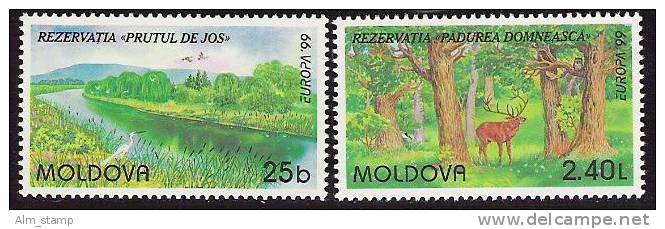 1999 Moldavie   Mi. 305-6 **MNH  Europa - 1999