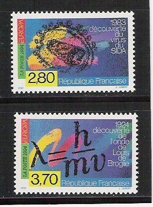 1994 France  Yv 2878-9  Mi. 3021-2 ** MNH - 1994