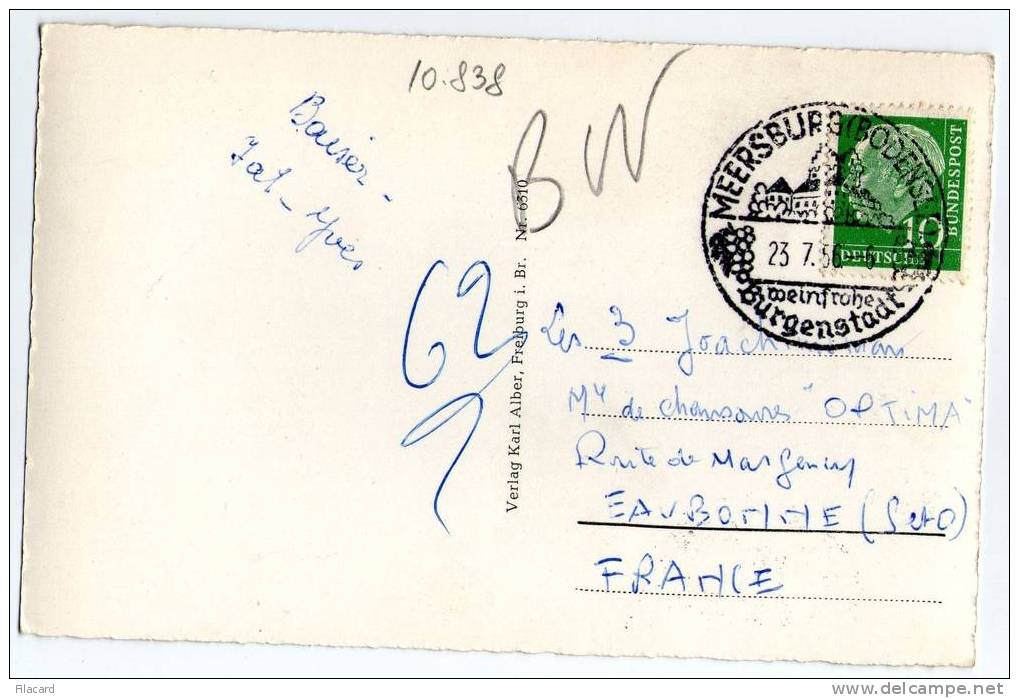 10838   Germania  Meersburg  A. B.  VG  1956 - Meersburg