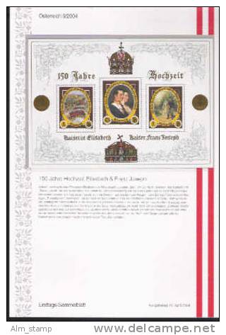 2004 AUSTRIA     Mi. Bl. 23 ** MNH  Erstags-Sammelblatt  9 2004 - Blokken & Velletjes