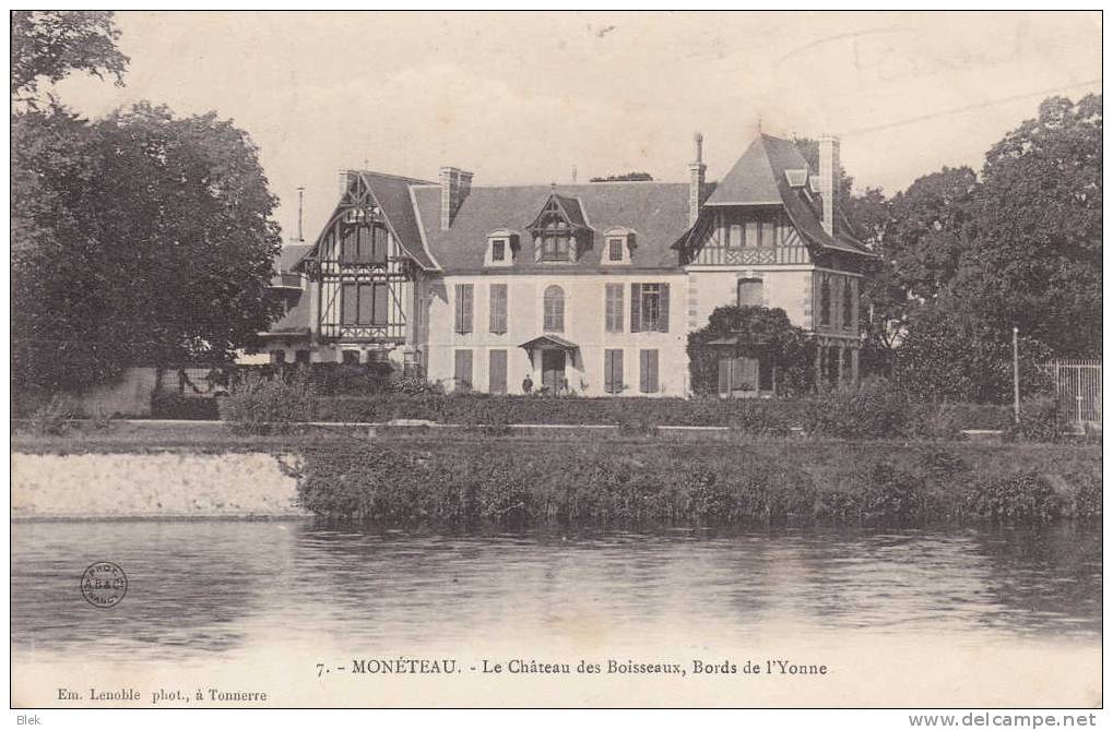 89. Yonne : Monéteau . Le Chateau Des Boisseaux . - Moneteau