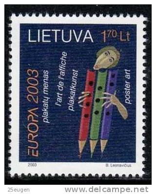 LITHUANIA  2003  EUROPA CEPT   MNH - 2003