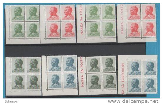 A-168  JUGOSLAVIA JUGOSLAVIJA JUGOSLAWIEN TITO DEFINITIVE PAPIER NORMAL-PHOSFOR GOMMA LUCIDA NEVER HINGED - Imperforates, Proofs & Errors