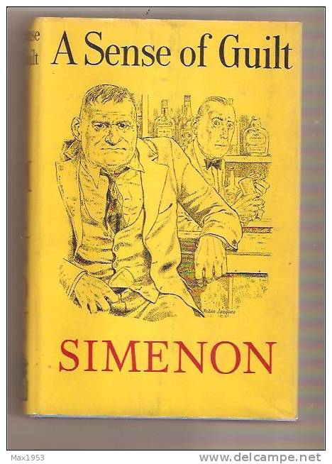 SIMENON   A Sense Of Guilt, Hamish Hamilton, London, 1955 - Simenon