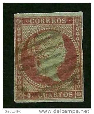 SPAGNA - 1855 - ISABELLA II -  N. 35 Usato - Cat. 1,50 €  -  Lotto 319 - Usati