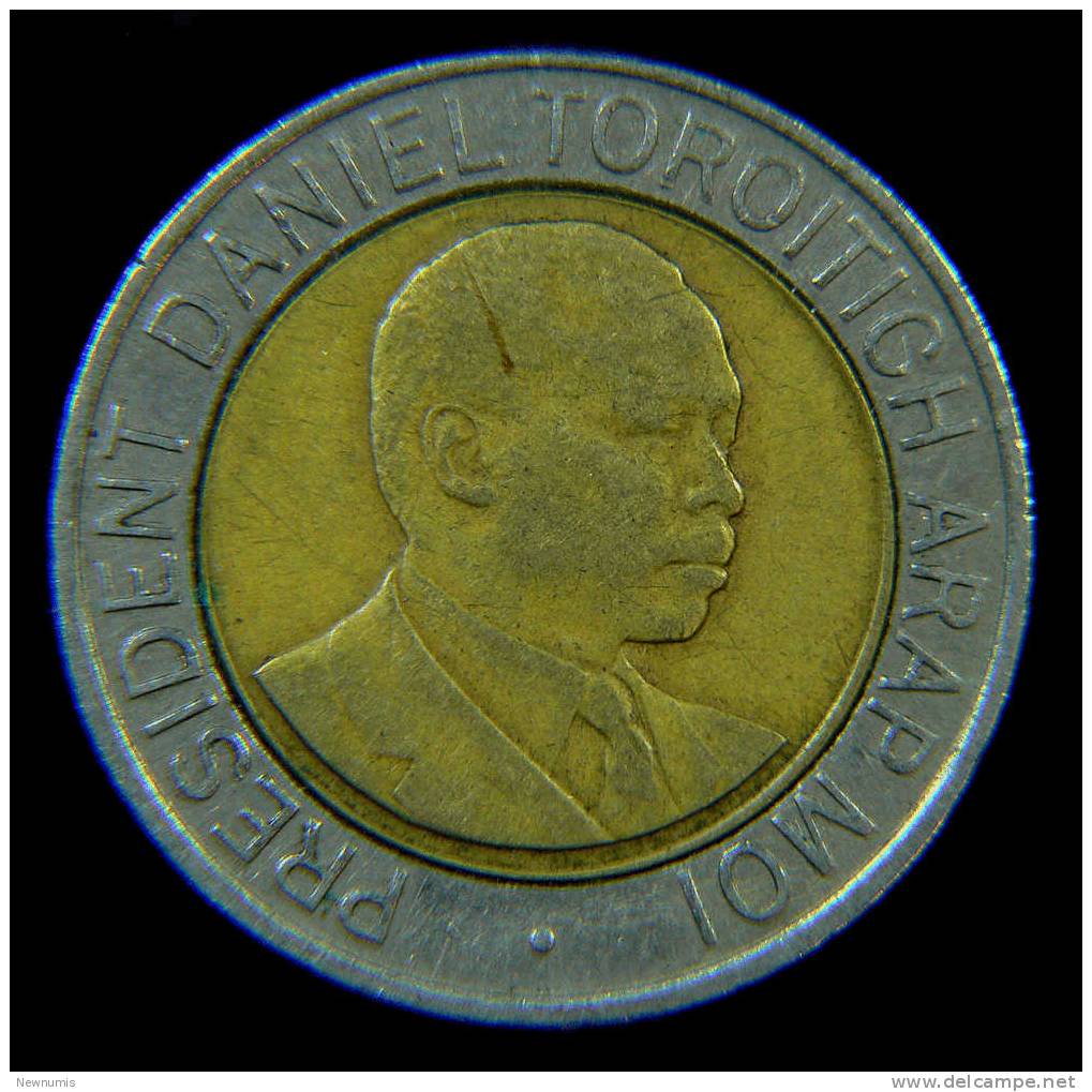 KENIA 20 SHILLINGS 1998 BIMETALLICA - Kenia