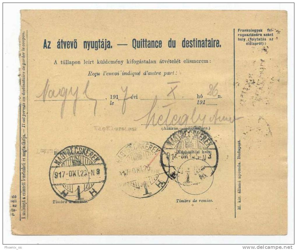 SLOVAKIA - SPIŠSKA NOVA VES / IGLO, Package Card, Hungarie Francature, 1917. - Briefe