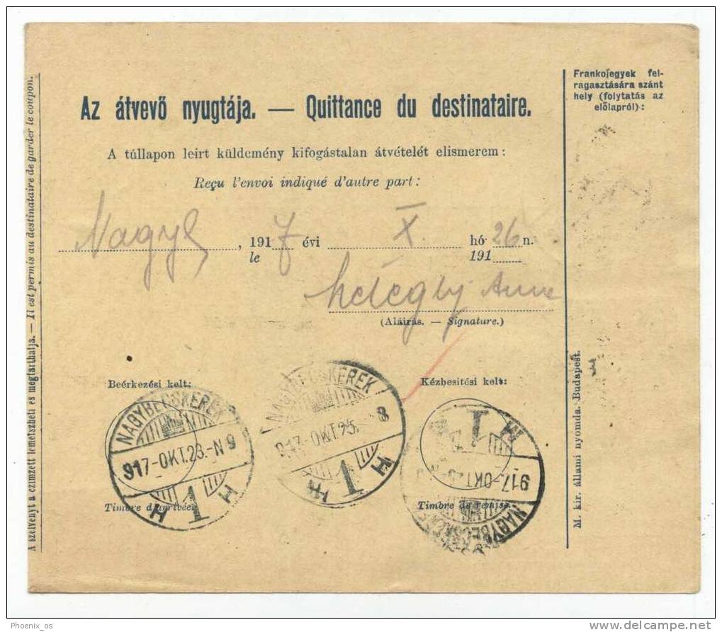 SLOVAKIA - SPIŠSKA NOVA VES / IGLO, Package Card, Hungarie Francature, 1917. (2) - Enveloppes