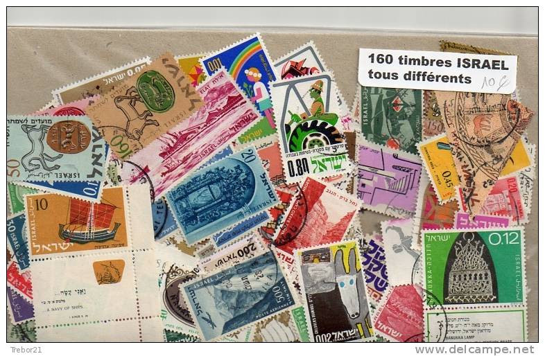 - 160 Timbres Différents D'ISRAEL - Verzamelingen & Reeksen