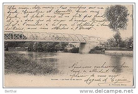 60 ATTICHY - Le Pont Vu De Jaulzy - Attichy