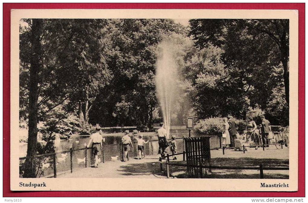 Maastricht.-  Stadspark. Jolie Carte Animée. 2 Scans - Maastricht