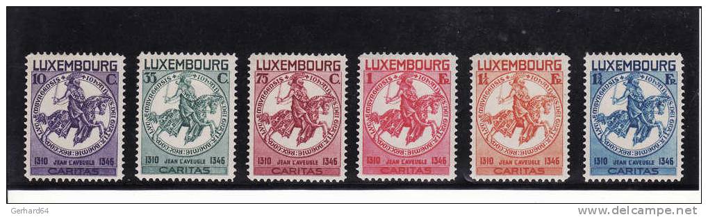 Luxembourg - N° 252 à 257 (Yvert Et Tellier) Neufs Avec Charnière - Unused Stamps