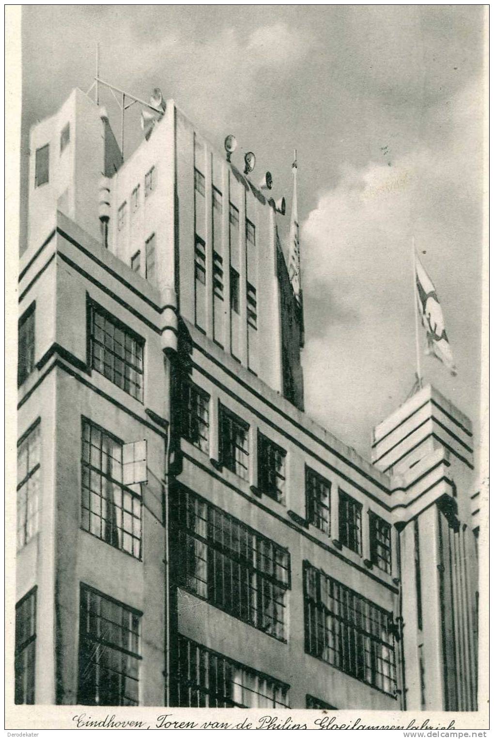 Eindhoven, Toren Van De Philips Gloeilampenfabriek. 1942 Gelopen . PEB - Eindhoven