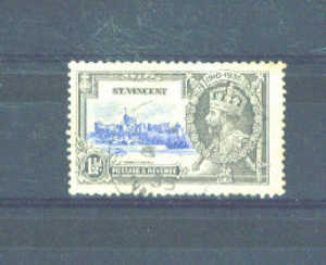 ST VINCENT - 1935 Silver Jubilee 11/2d FU - St.Vincent (...-1979)