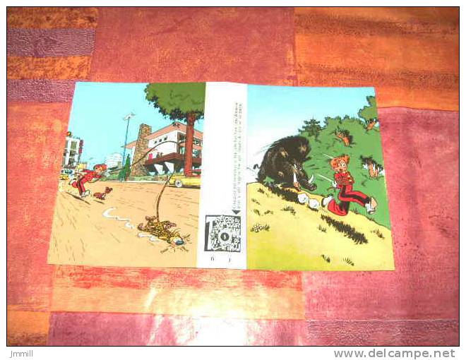 Supplement Trésors Du Journal Spirou N° 2452 2 Cartes Postales Dessinées Par Franquin - Spirou Magazine