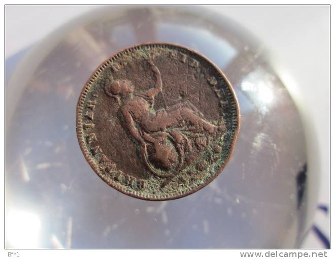 Great Britain, George IV, Farthing, 1826- TRES BELLE VOIR SCAN - Autres & Non Classés