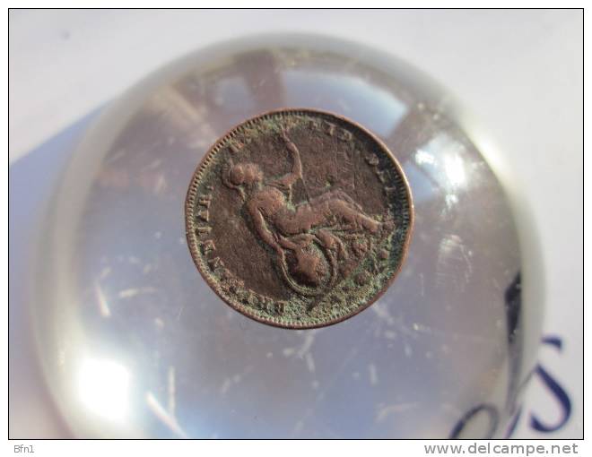 Great Britain, George IV, Farthing, 1826- TRES BELLE VOIR SCAN - Autres & Non Classés