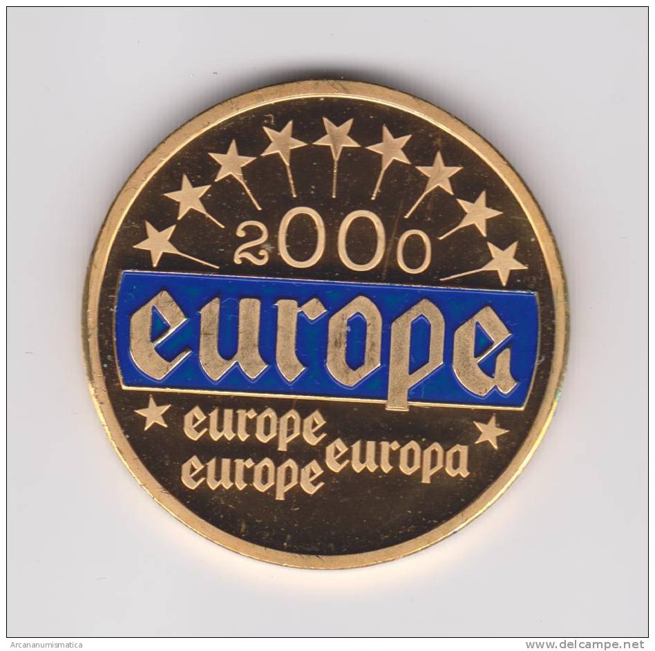ALEMANIA  MEDALLA  SC/UNC  "EUROPA 2000"  DL-9642 - Andere & Zonder Classificatie