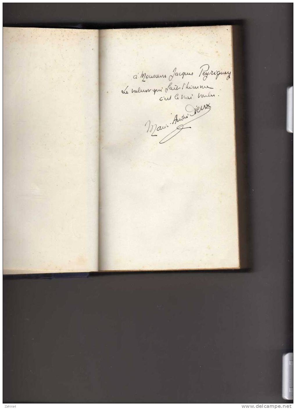 Biographie-R.P. Marie-Andre DIEUX - L´abbé De Tourville - Ernest Flammarion Editeurs - Autographed