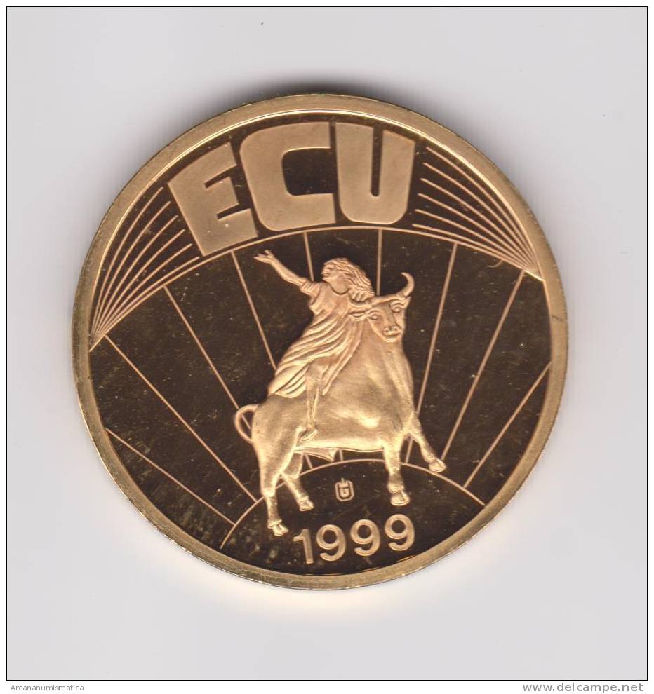 ALEMANIA  MEDALLA  SC/UNC  "EUROPA-ECU 1.999"  DL-9650 - Andere & Zonder Classificatie