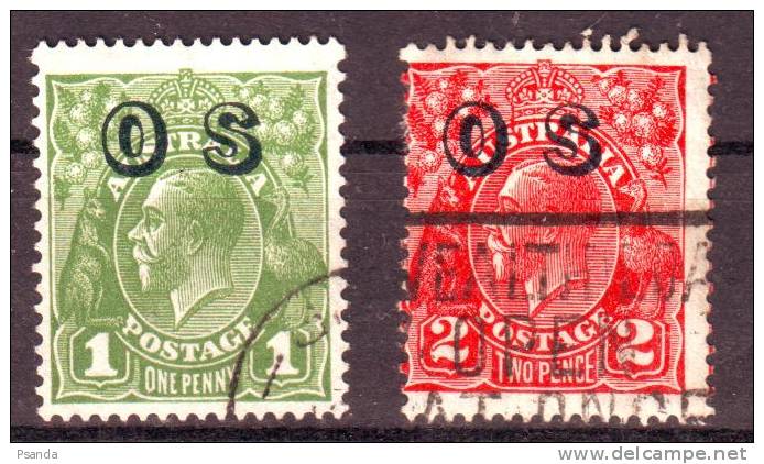 1932 Australia SC#  A4 Official Stamps - Usati