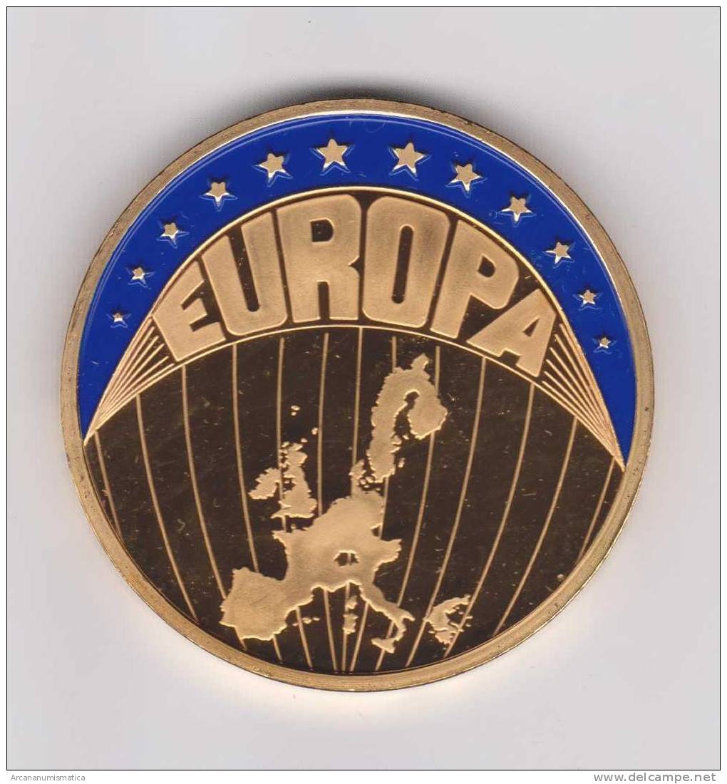 ALEMANIA  MEDALLA  SC/UNC  "EUROPA-ECU 1998"  DL-9652 - Andere & Zonder Classificatie