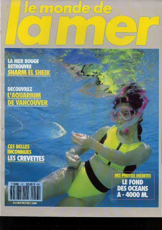 Le Monde De La Mer N° 57 -07/1991 Vancouver Seychelles Sharm El Sheik Crevettes Riou Opération Garett - Sport