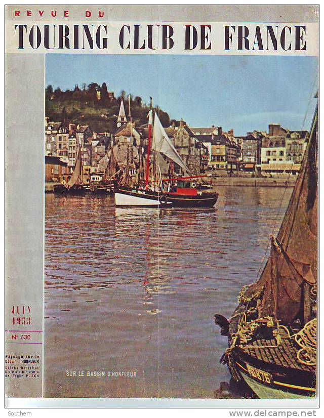 Revue Du Touring Club De France 630 6/53 Honfleur Puisaye Saint-Fargeau Tournus Briance Champeaux Rampillon Donnemarie - Aardrijkskunde