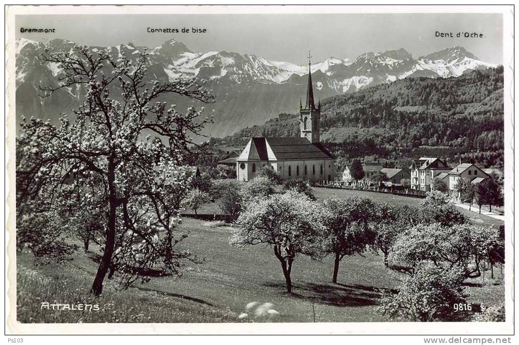 Suisse - Attalens (Fribourg) - Attalens