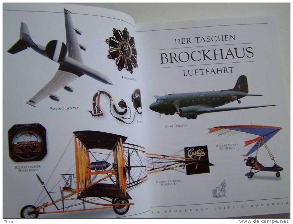 N°4. Der Taschen BROCKHAUS LUFTFAHRT Petit Format 13cmX10cm Lexicon Für Uberall Themen- - Brokhaus