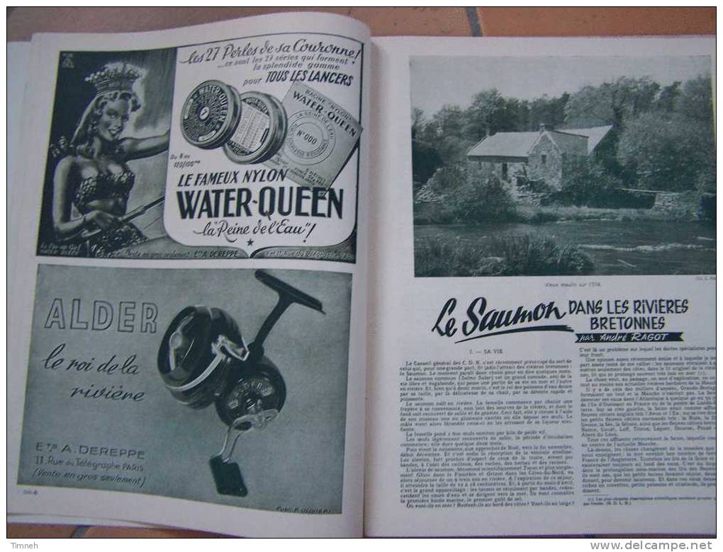 PLAINE ET BOIS- Au Bord De L'eau-février 1953 N°199-une Ombrine Oranaise-pêche Et De Chasse-saumon Rivières Bretonnes. - Chasse & Pêche