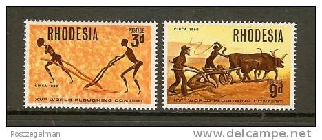 RHODESIA 1968 MNH Stamp(s) Ploughing Championship 70=73 2 Vales Only, Thus Not Complete - Agriculture