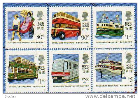 EXPO 1997 Hongkong 746,773 ZD+Block 51 O 20€ Stadt-Straßenbahn Stamp On Stamp Tram Sheet Exposition Hb Bloc Bf HONG KONG - Collections, Lots & Séries